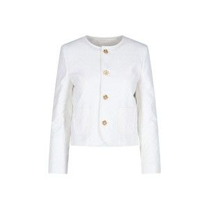 Céline Chelsea Quilted Jacket White - NWT